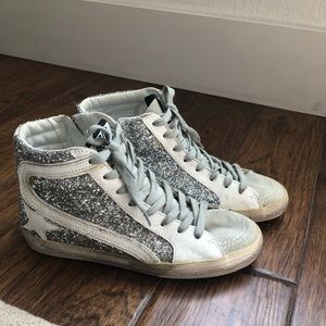 Golden Goose Slide Sneakers 37 glitter